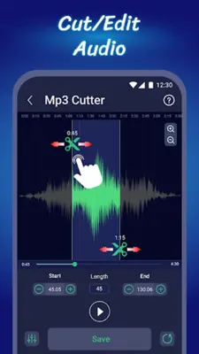 Video To Audio & Mp3 Cutter android App screenshot 1