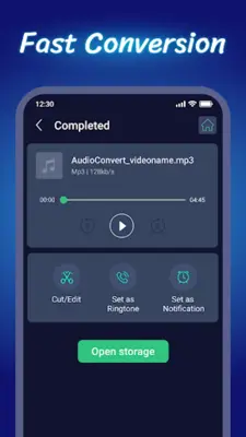 Video To Audio & Mp3 Cutter android App screenshot 2